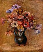Pierre-Auguste Renoir, Stilleben mit Anemonen